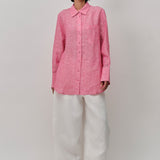 Sculptor Linen Pants in White