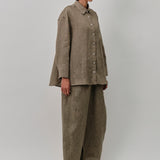 Friday Linen Shirt in Moss