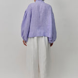 Lady Linen Shirt in Periwinkle