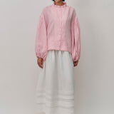Lady Linen Shirt in Cherry Blossom