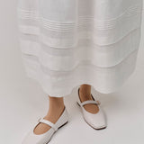 Great Mary Janes in Pearl