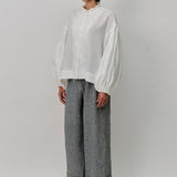Friday Linen Pants in Heather Grey
