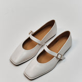 Great Mary Janes in Pearl