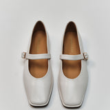 Great Mary Janes in Pearl