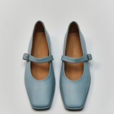 Great Mary Janes in Powder Blue
