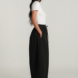 The Sculptor Poplin Pants in Black