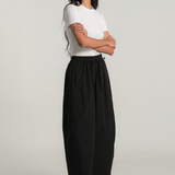 The Sculptor Poplin Pants in Black