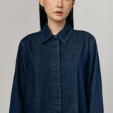 Working Denim Shirt in Dark Wash