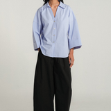 The Sculptor Poplin Pants in Black