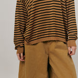 Jules Fine-Knit Jumper in Camel