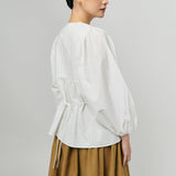 Big Day Poplin Blouse in White