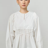 Big Day Poplin Blouse in White