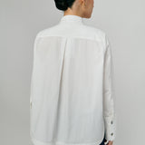 Atelier Poplin Bow Shirt in White