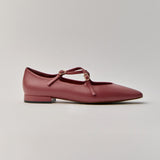Great Criss-Cross Mary Janes in Berry Pink