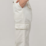 The Great Denim Cargo in White