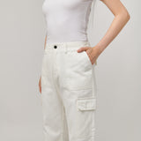 The Great Denim Cargo in White