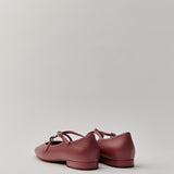 Great Criss-Cross Mary Janes in Berry Pink
