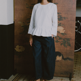 Sculptor Barrel Jeans in Dark Wash