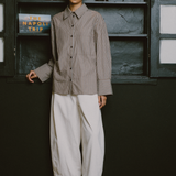 Sculptor Barrel Trousers in White