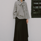 Technical Printed Skirt in Black