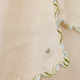 Serene Ramie Kurung Set with Selendang in Cream