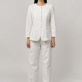The Great Denim Cargo in White