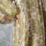 Serene Kurung Set with Selendang in Pistachio