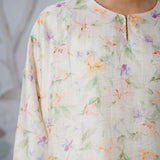 Traditionalist Kedah Set in Cream Floral