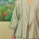 Isla Blouse in Sage