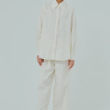 Galleria Broderie Shirt in Cream