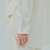 Galleria Broderie Shirt in Cream