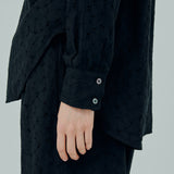 Galleria Broderie Shirt in Black
