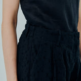 Friday Broderie Trousers in Black
