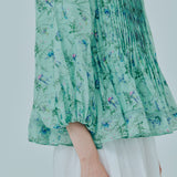 Athena Ramie Blouse in Wedgewood