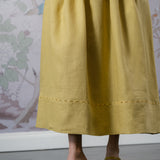 The Great Linen Skirt in Butter