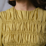 Honeymoon Linen Blouse in Butter