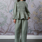 The Great Linen Trousers in Sage