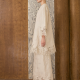 Châtelaine Linen Kurung Set in Earl Grey