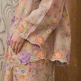 Ophelia Ramie Kebaya Set in Amethyst