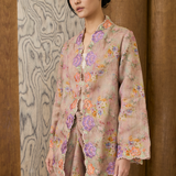 Ophelia Ramie Kebaya Set in Amethyst