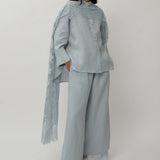Vita Linen Shirt in Powder Blue