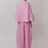 Narumi Linen Tunic in Flamingo