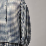 Lady Gingham Shirt in Blue