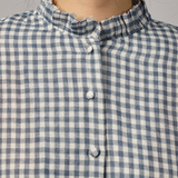 Lady Gingham Shirt in Blue