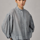 Lady Gingham Shirt in Blue