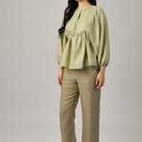 Avenue Linen Pants in Pistachio