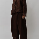 Sculptor Linen Pants in Cocoa