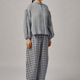 Lady Gingham Shirt in Blue