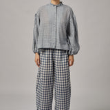 Lady Gingham Shirt in Blue