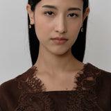 Colette 2-Piece Linen Blouse in Cocoa